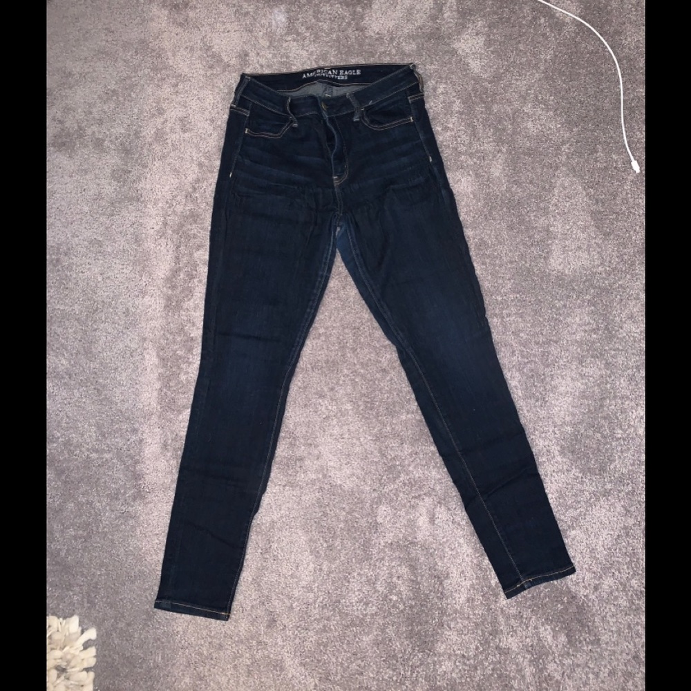 American eagle/AE high rise jeggings dark wash